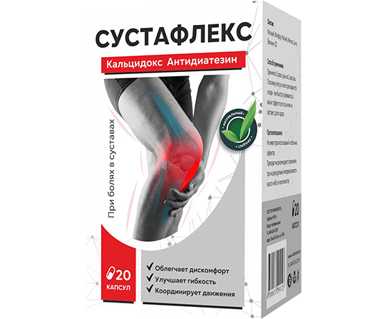 Qo'shimchalar uchun Sustaflex tabletkalari